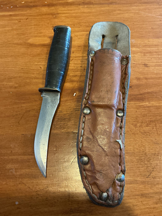 Small Fix Fixed Blade Knife Leather Sheath
