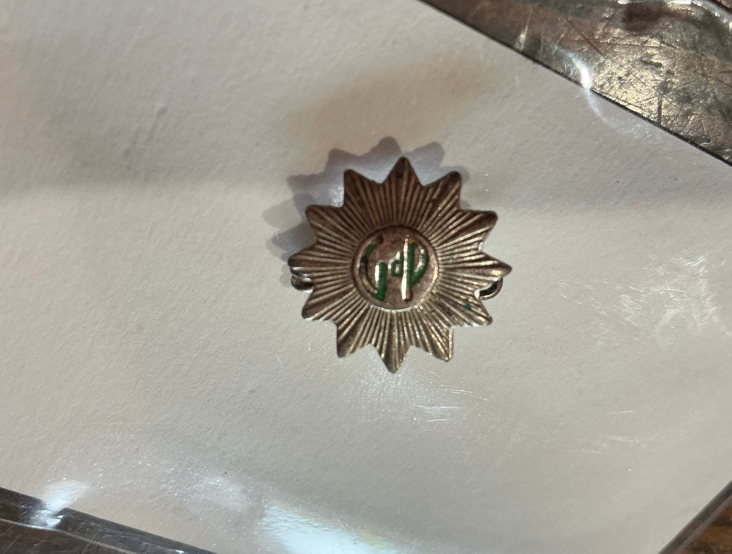 Post War German GDP Police Lapel Pin