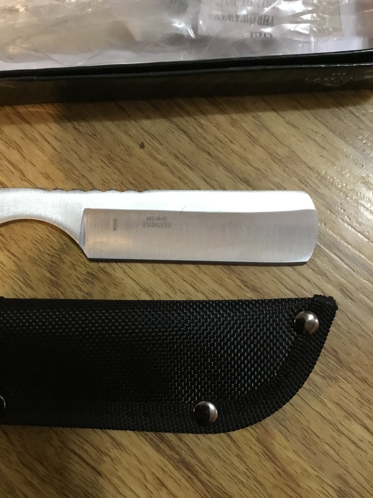 New Master Razor Knife with belt sheath