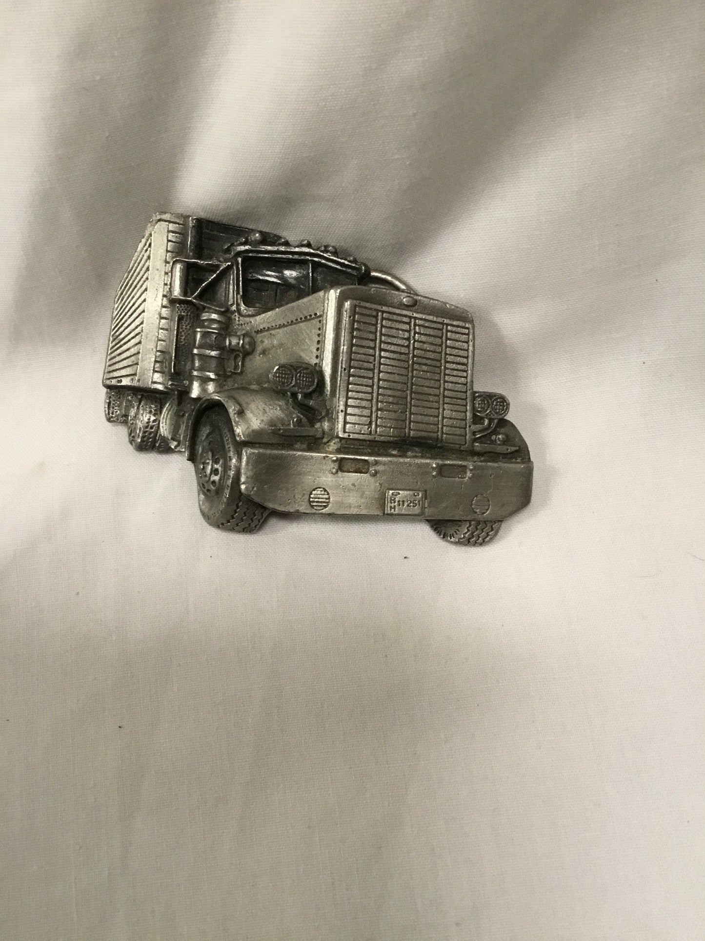 Kenworth 3D Belt buckle , Made in the USA .1977