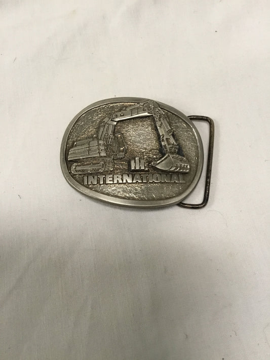 international  excavator, belt Buckle made in USA