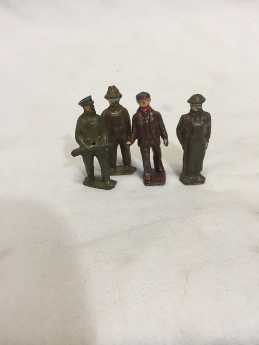Lot of 4 Medal Toy Soldiers