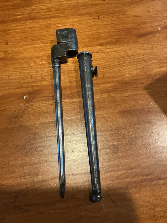 Enfield Spike Bayonet with  Scabbard No4 MK 11