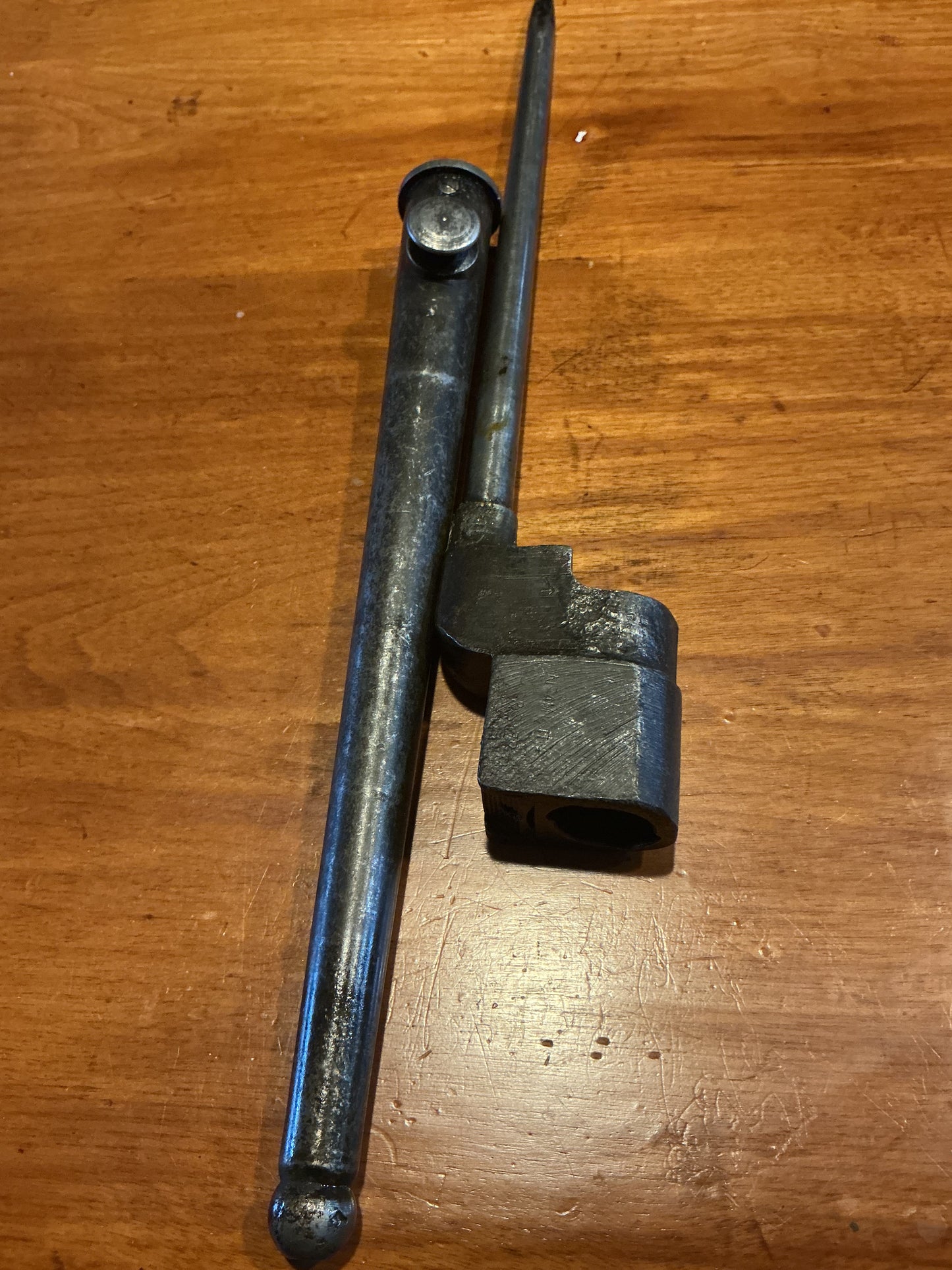 Enfield Spike Bayonet with  Scabbard No4 MK 11