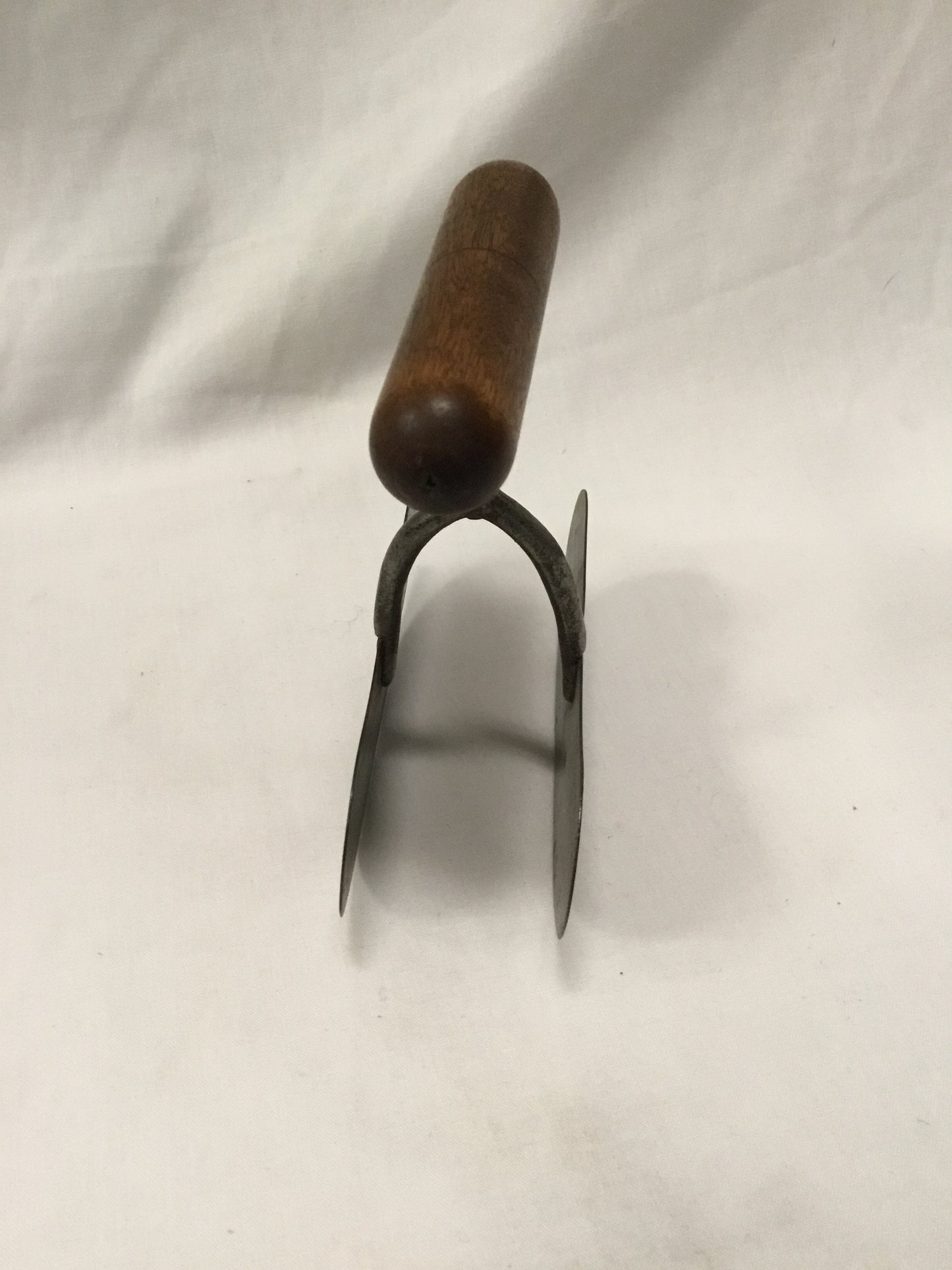 Vintage Double Food chopper , wooden handle