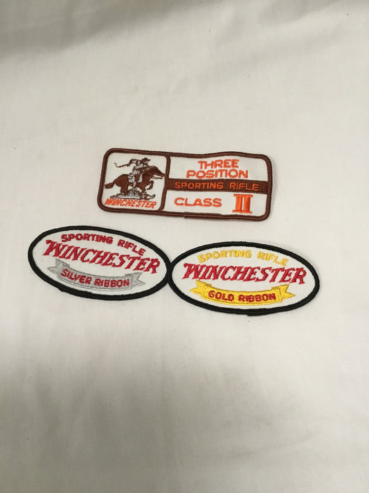 Lot of 3 Winchester Shooting Patches