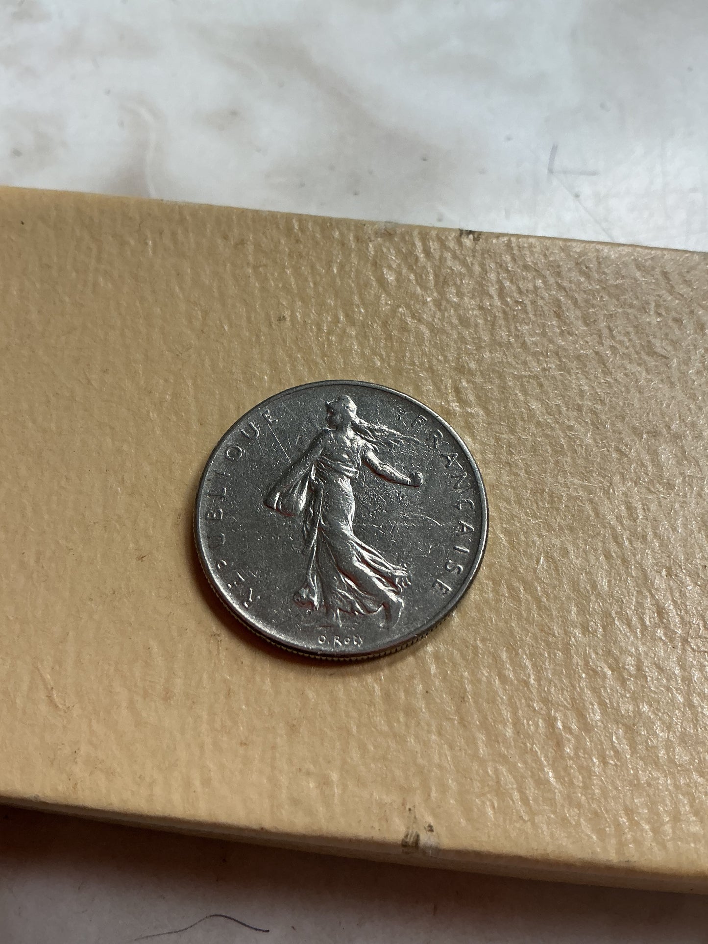 1961 French 1 Franc coin