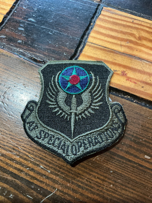 USAF AIR FORCE AF SPECIAL OPERATIONS COMMAND MILITARY PATCH SUBDUED