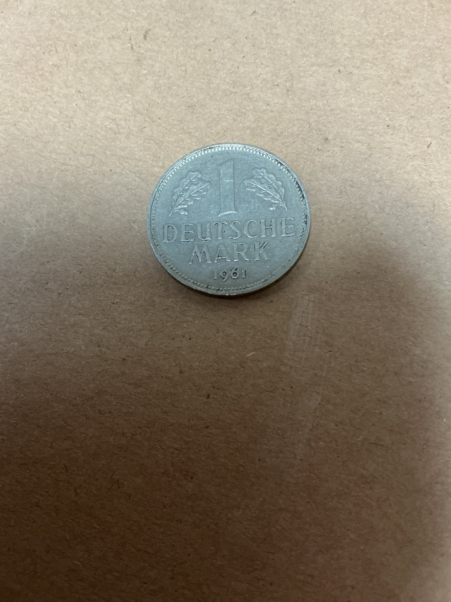 1961 German 1 Deutsche Mark J Marked