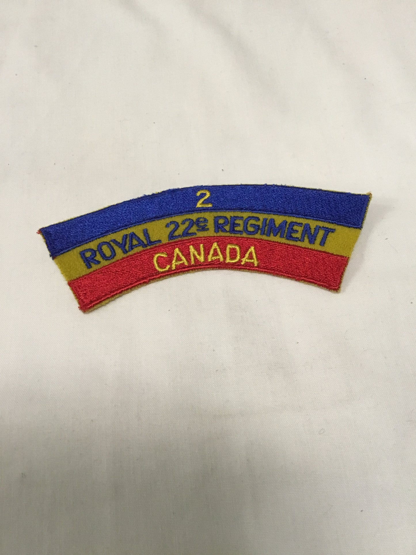 Royal 22e Regiment Canada (Van Doos ) Shoulder Flash