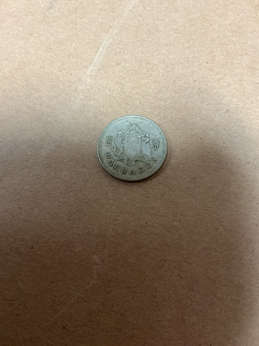1973 Barbados 10 Cent Coin