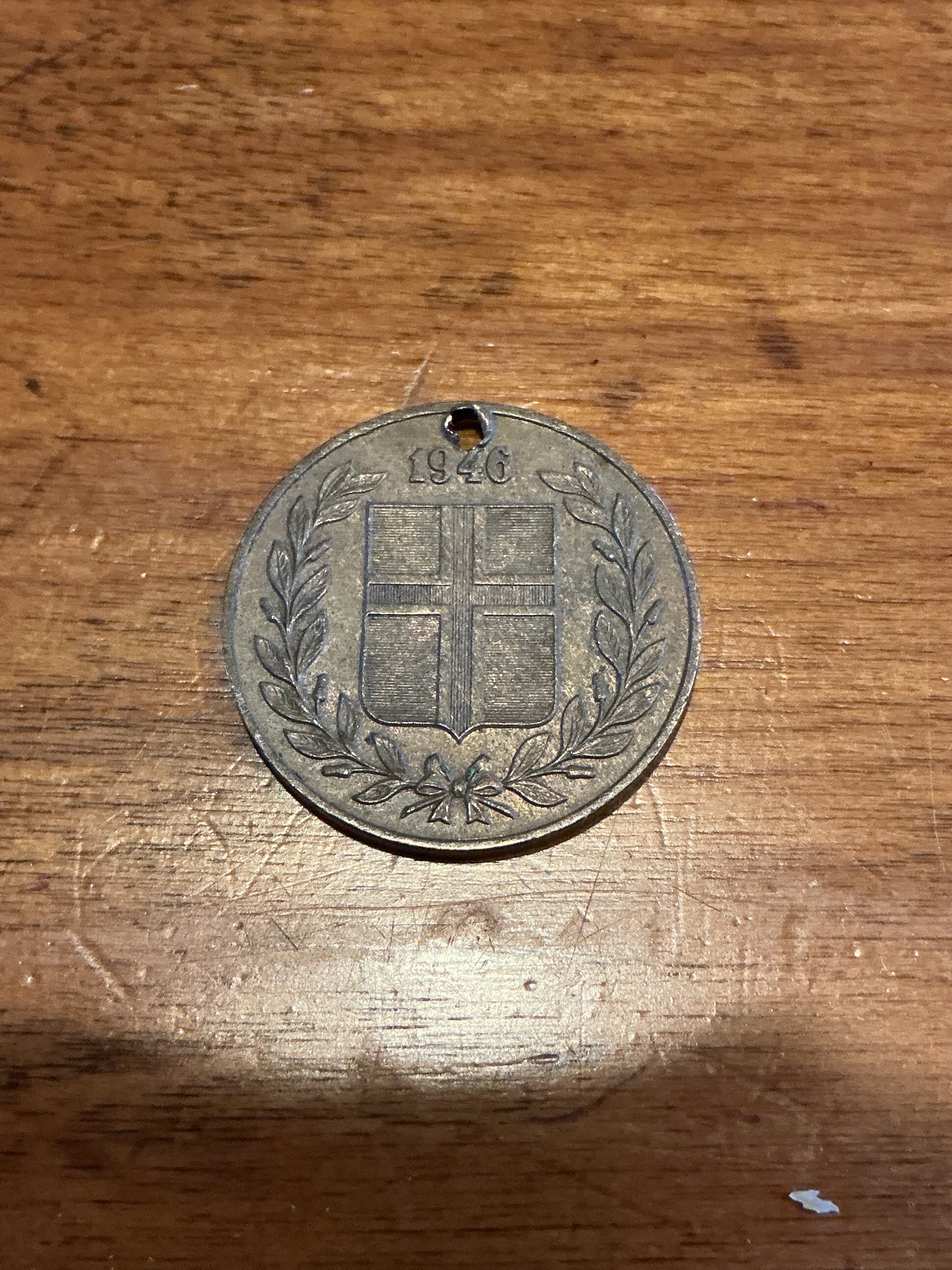1946 Iceland 5 Aurar Foreign  Coin