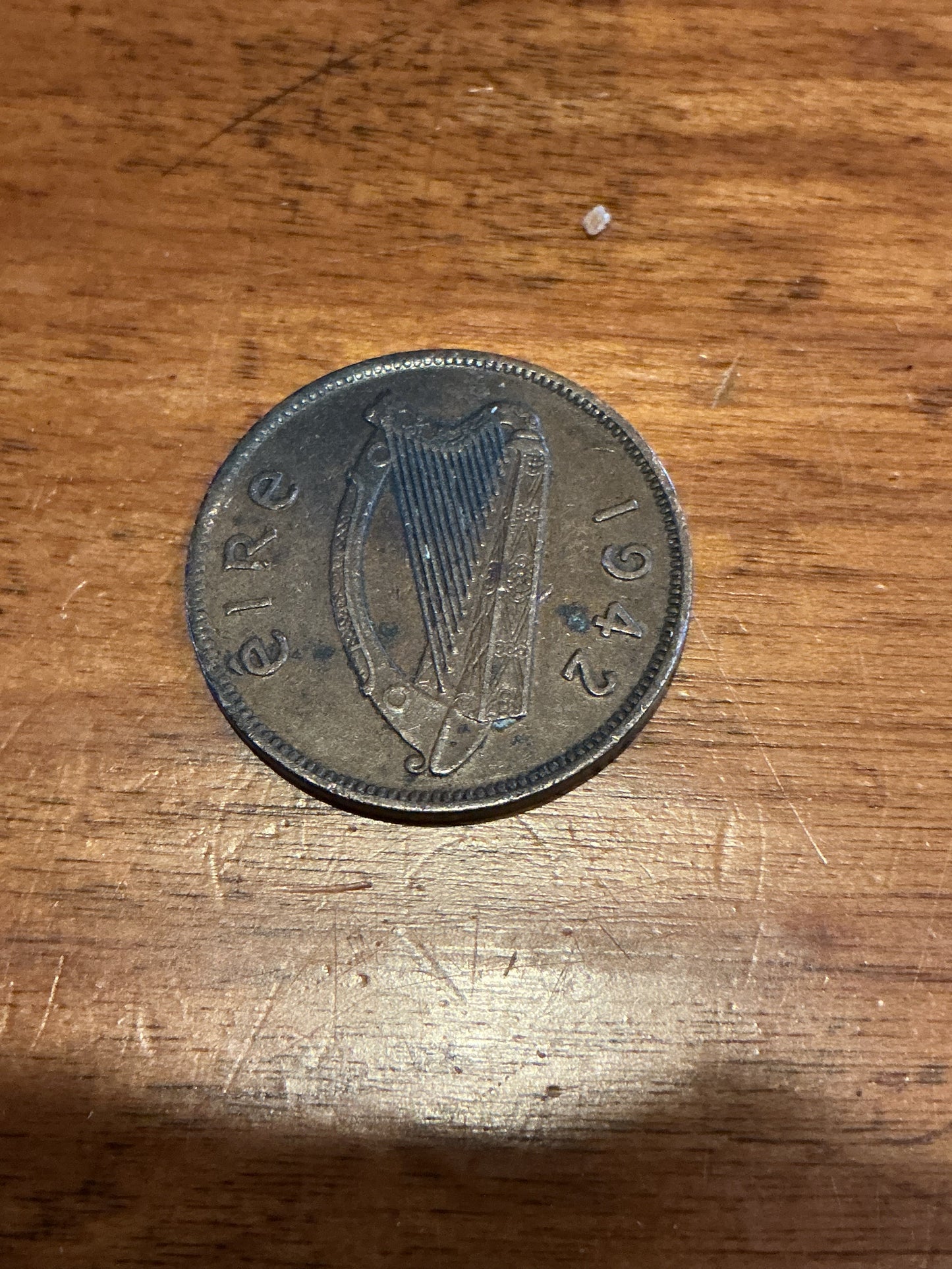 1942 IRELAND / EIRE HALFPENNY Coin