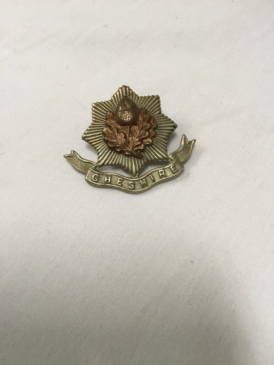 Cheshire Regiment WW1 Cheshire Regiment Cap Badge