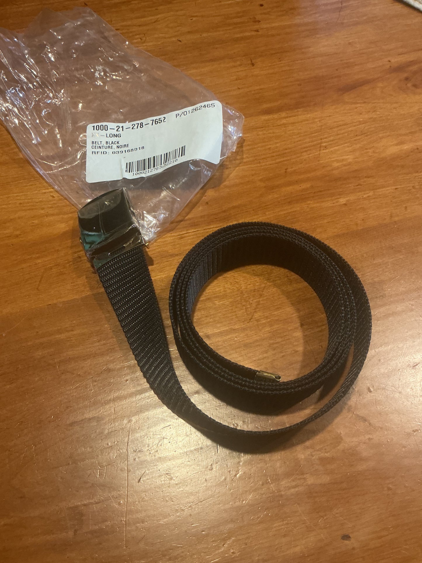 New Military CF Dress Belt Brass Buckle , XXL