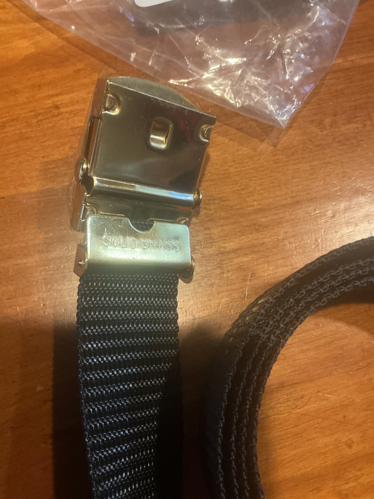 New Military CF Dress Belt Brass Buckle , XXL