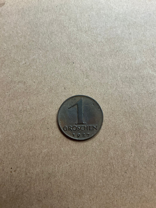1927 Austria 1 Groschen