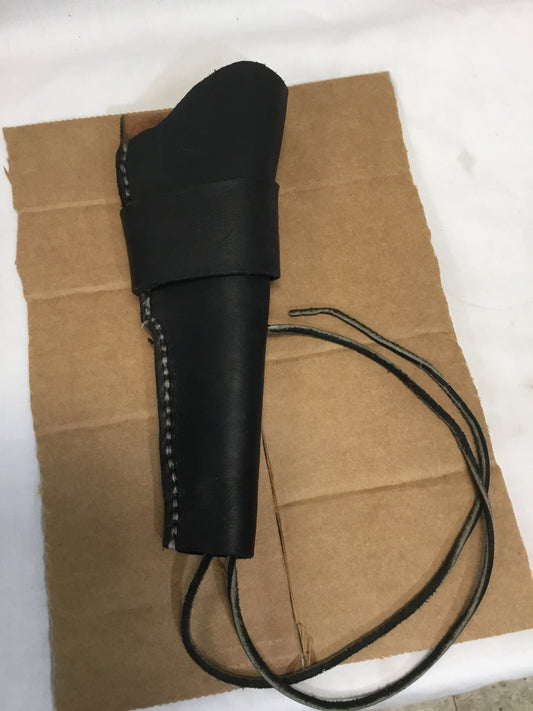 Quality Leather Revolver Holster  with leather leg tie