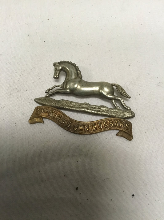 3RD Kings own hussars Badge with Lugs