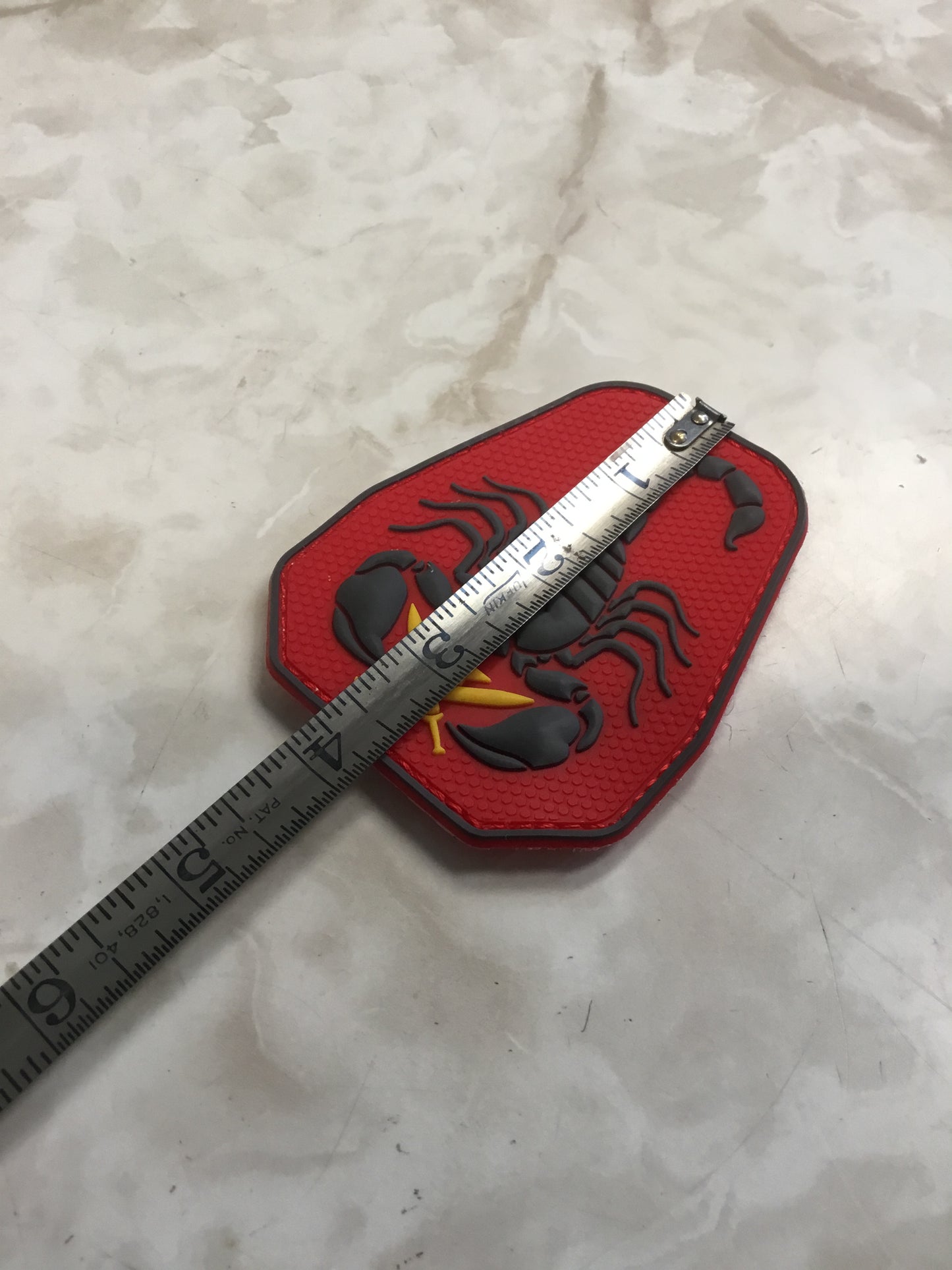 Red Scorpion Unit 3D pvc US Army USA Military Tactical pvc patch swat