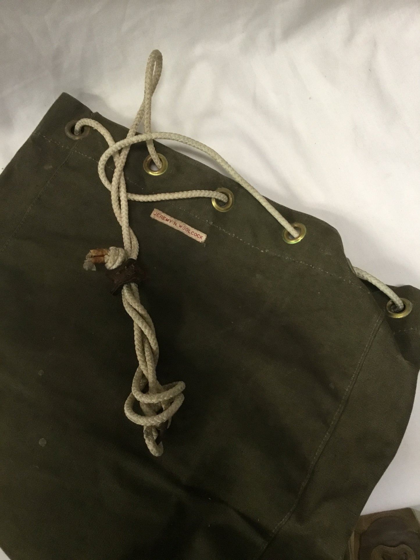 British Military Kit bag with draw string