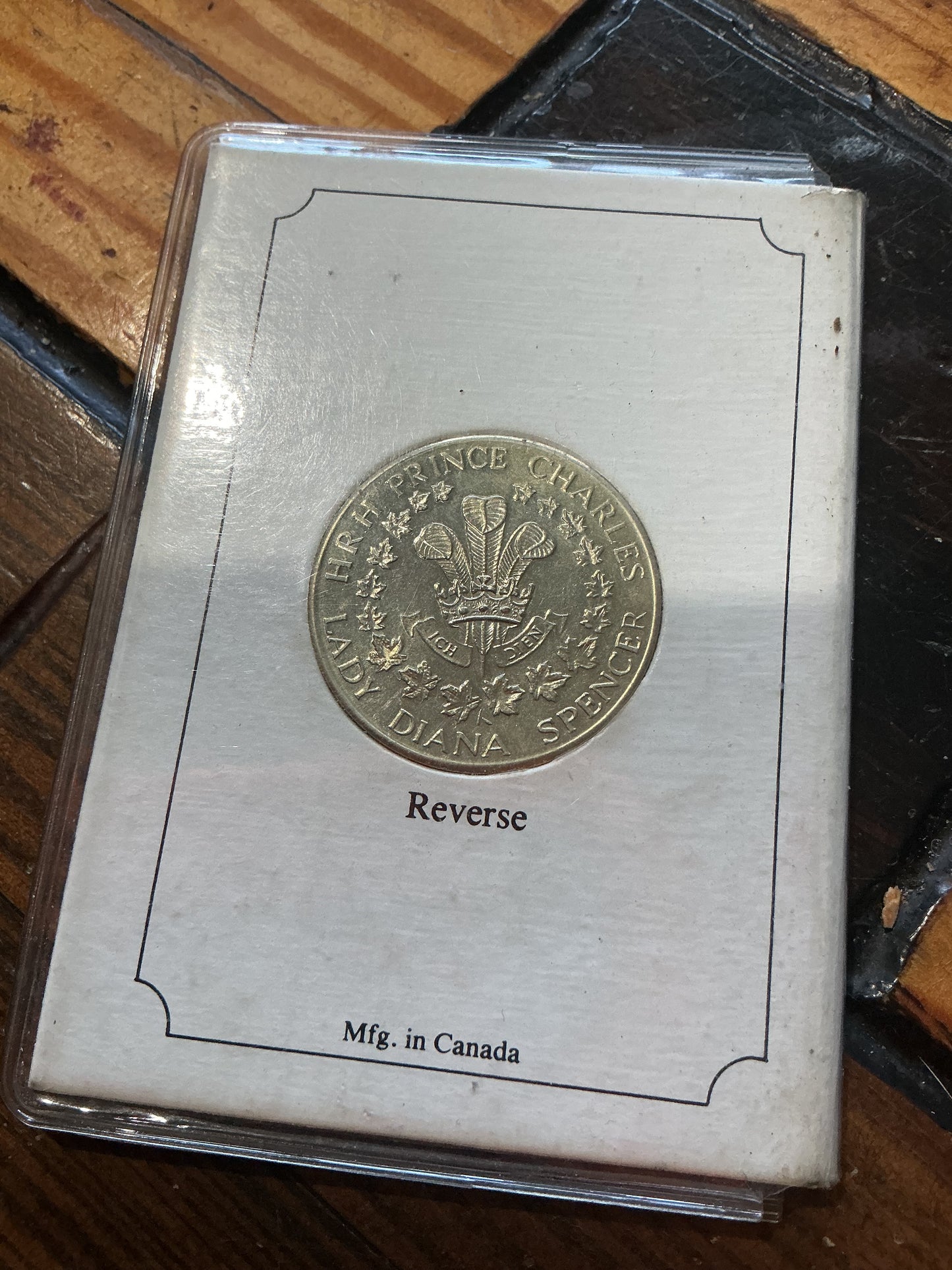 Prince Charles & Princess Diana Wedding Commemorative Medallion in Folder