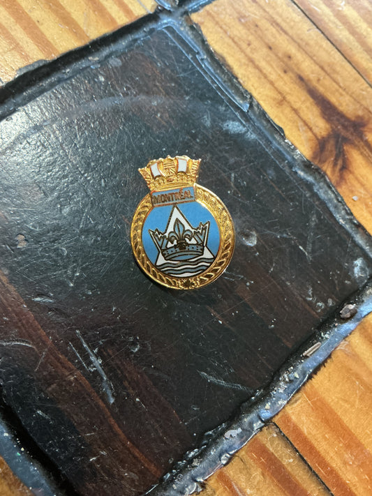 Vintage Canadian  Navy HMCS Montreal lapel  Pin