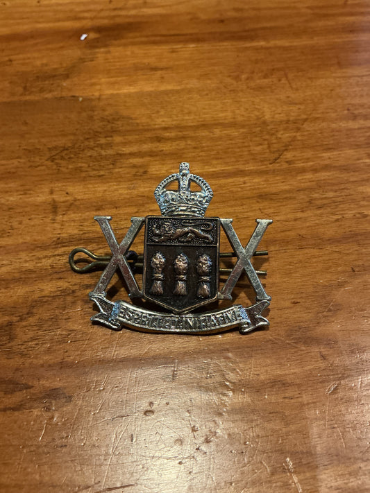 20TH SASKATCHEWAN DRAGOONS (ARMOURED) CAP BADGE