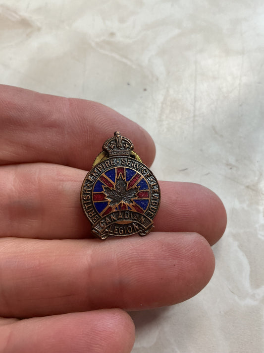 Canadian Legion - British Empire Service League Pin - Lapel Pin