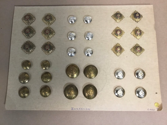 WW11 Buttons and Pips  Royal Canadian Army Service Corps