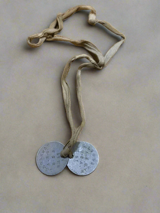 WW1  Pair U.S. Dogs Tags  L.E. COLEMAN