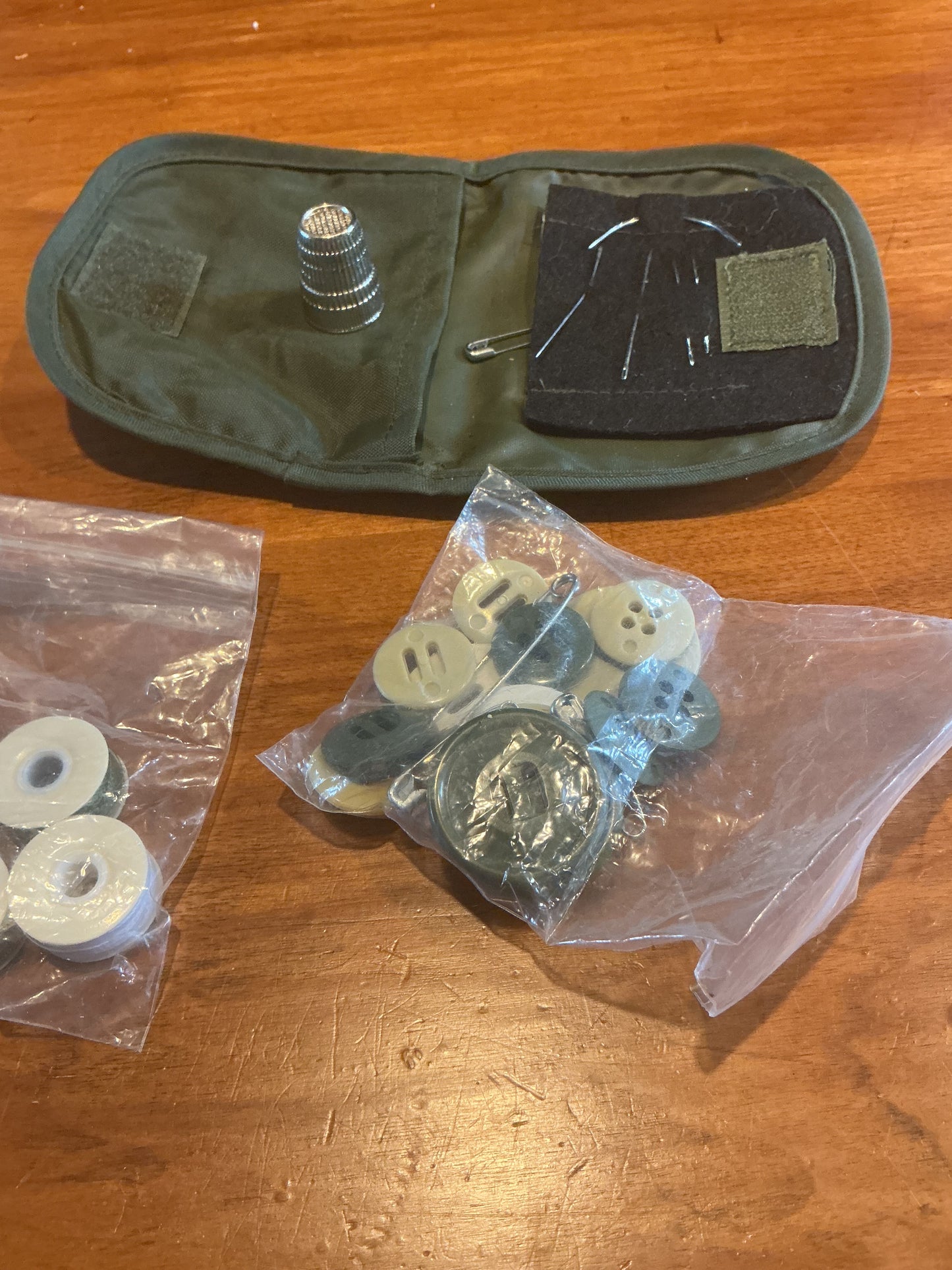 Military Sewing Kit with Pouch