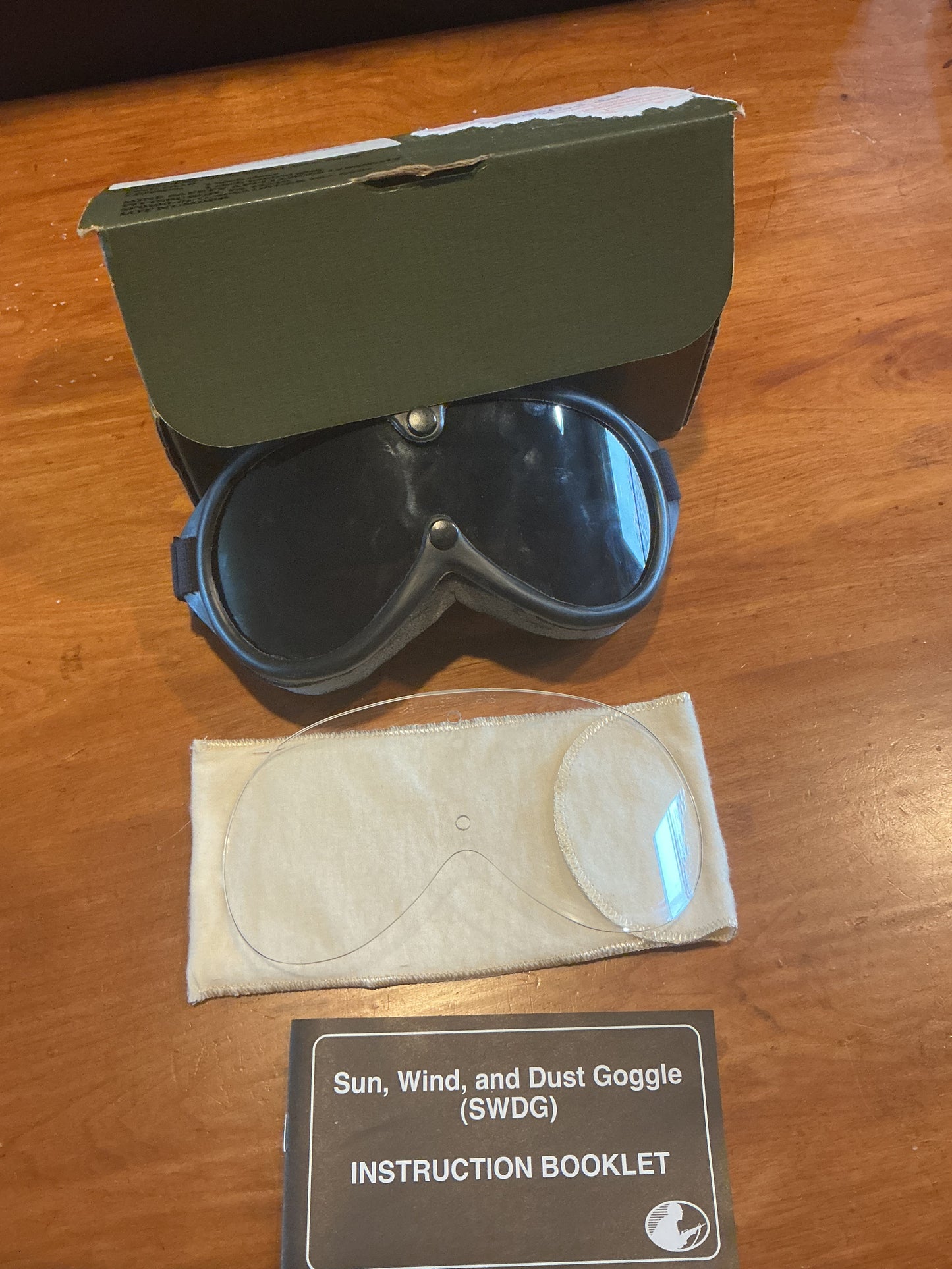 NOS Military Wind and Dust Goggles
