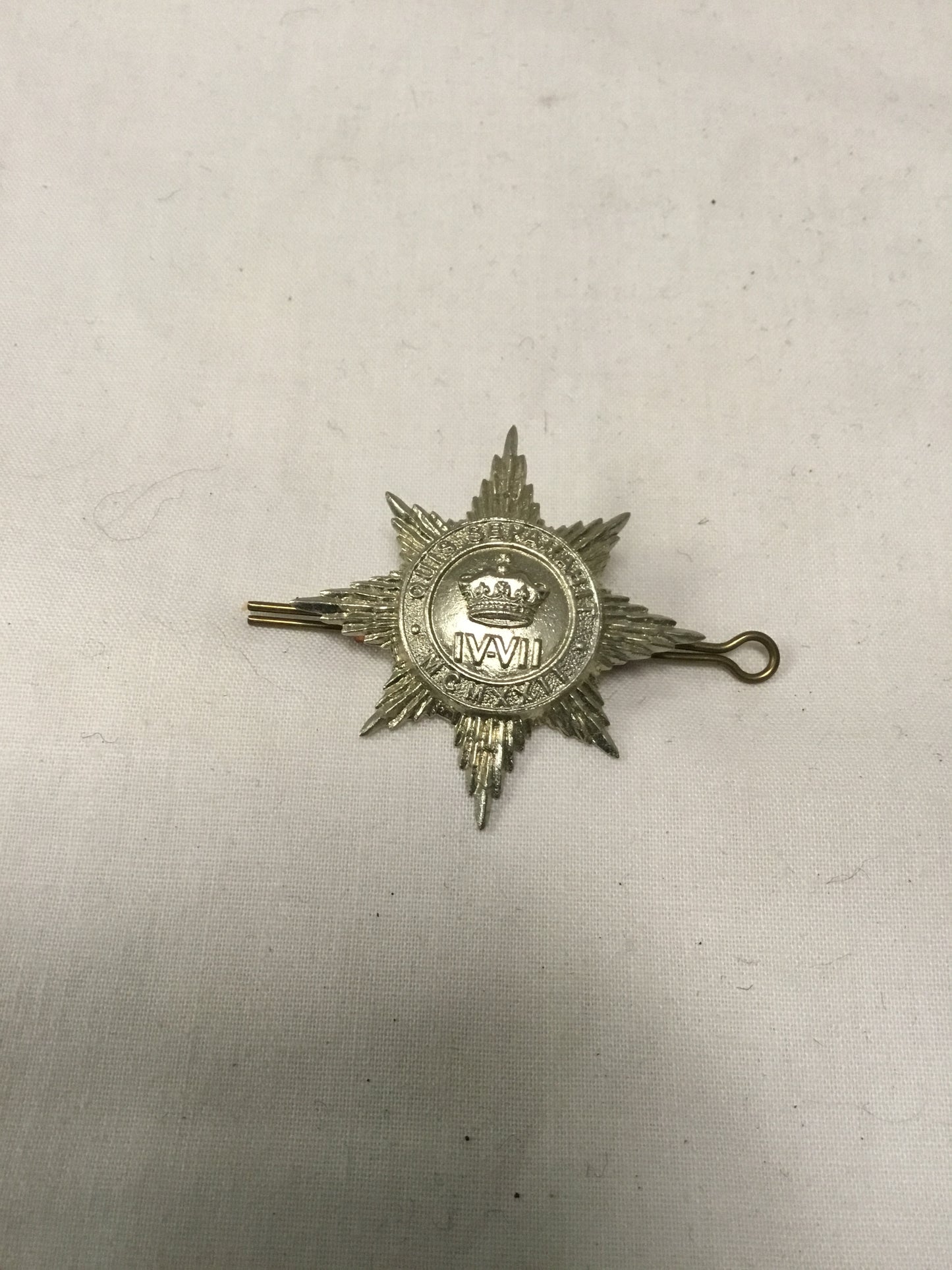 British WW2 Cavary Regiment Cap Badge - The 4th/7th Dragoon