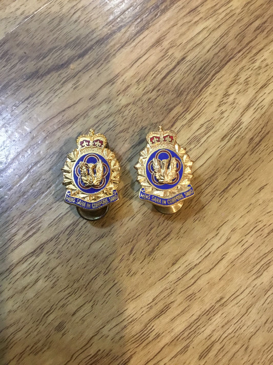 Pair of CANADIAN FORCES PHYSICAL TRAINING  Collar Badges
