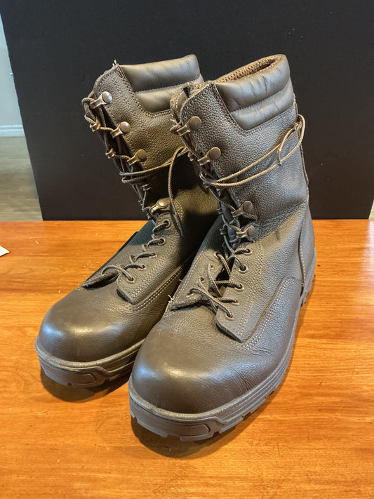 Military Royer combat Boots Brown Lace up Type Size 10 1/2 or 275/100