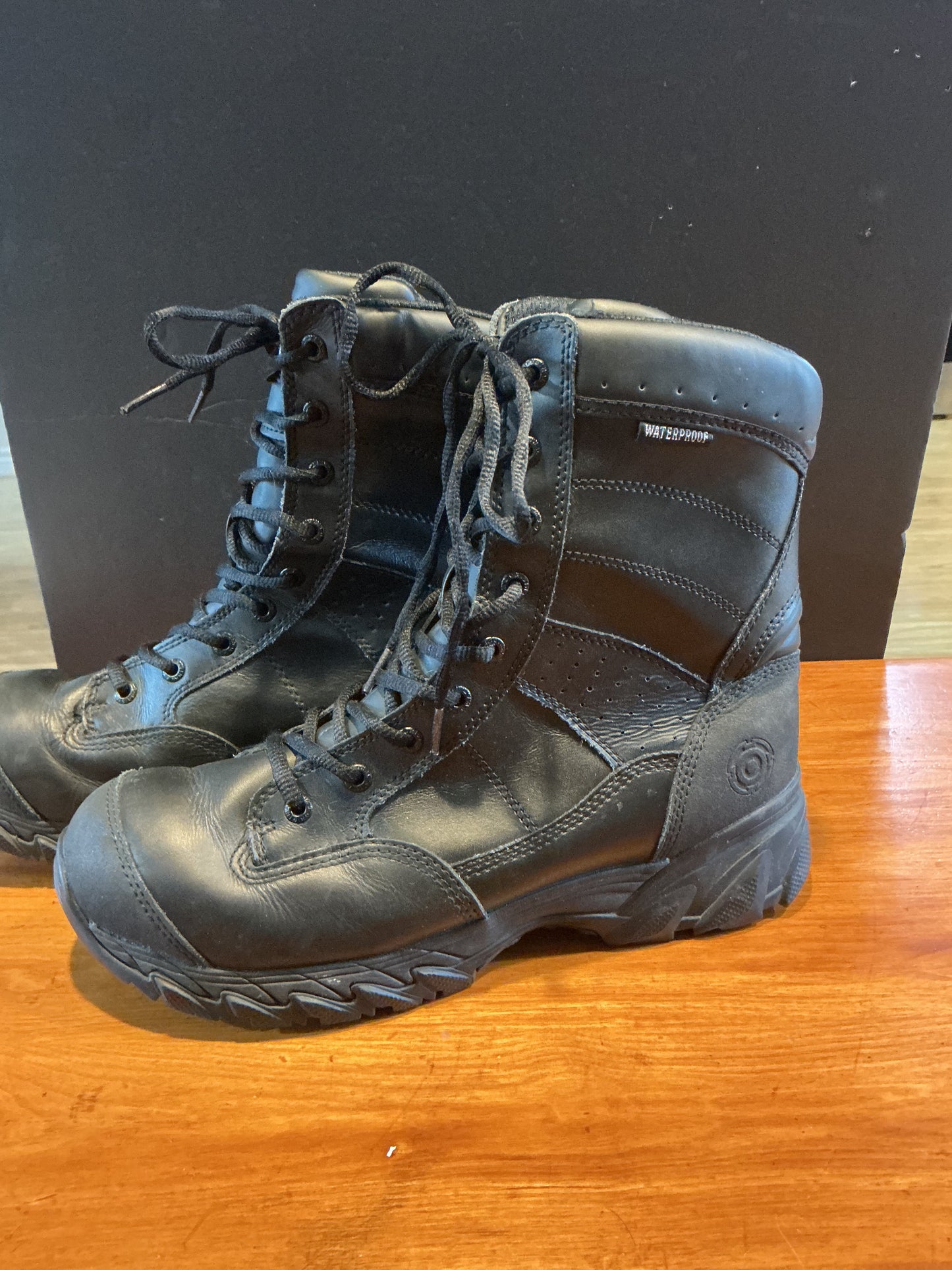 Original Swat Boots Size 11 U.S. in very good condition , measures 8 inches from heel to top of boot, lightweight.