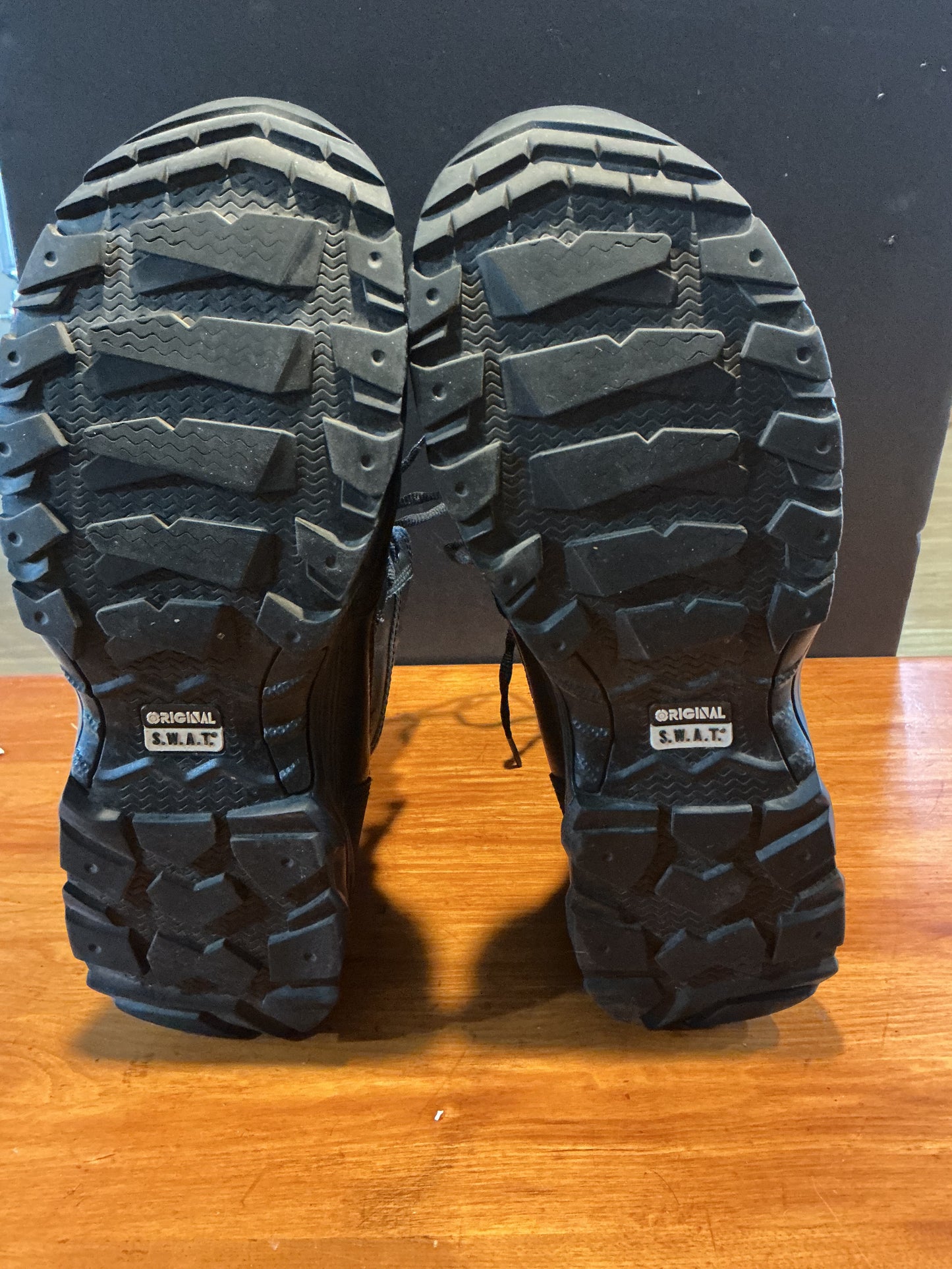 Original Swat Boots Size 11 U.S. in very good condition , measures 8 inches from heel to top of boot, lightweight.