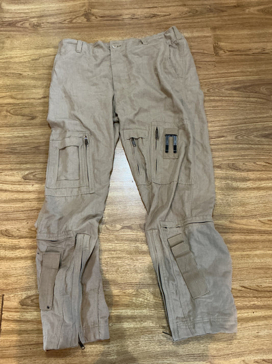 Canadian forces Helicopter Crew Pants in desert tan color Military Size is 73/40 or waist 40 inches