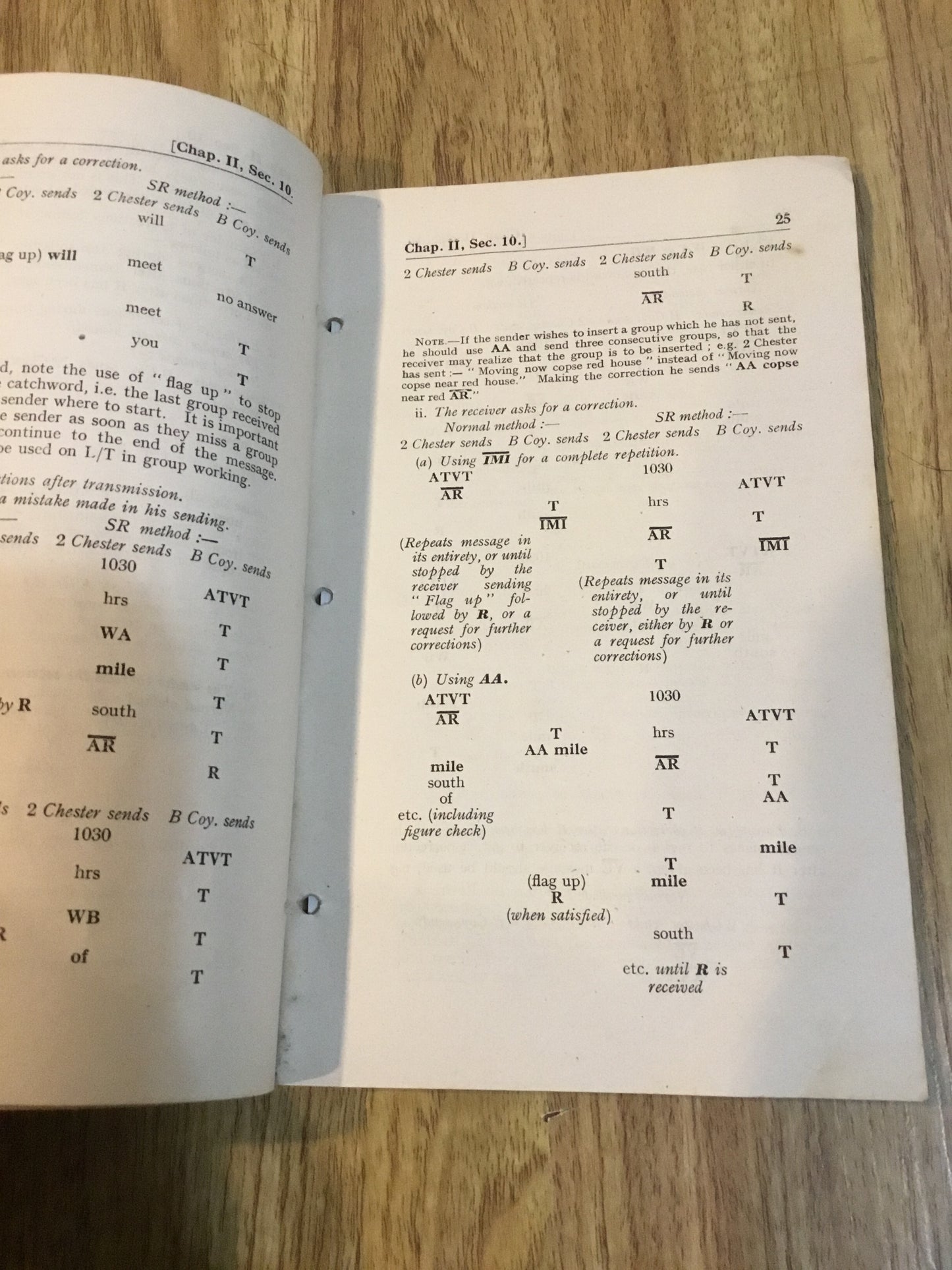 1942 Signal Training , Pamphlet No.5 Signal Procedure