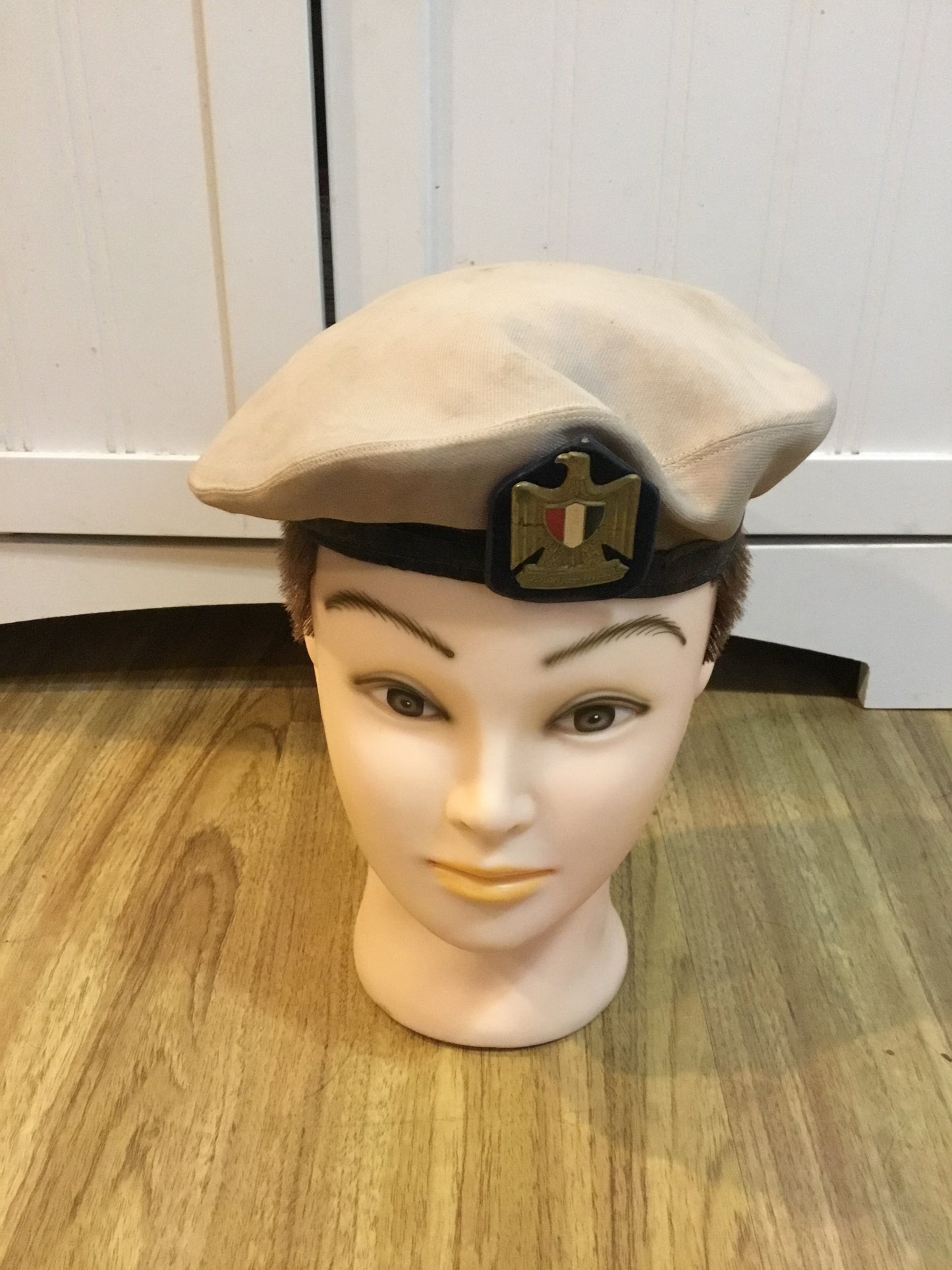 Vintage Egyptian Badge and beret