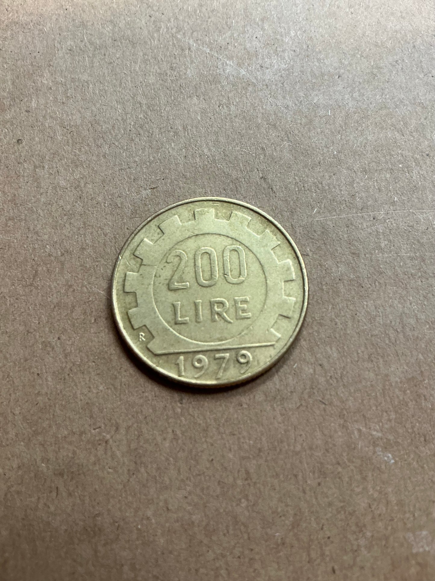 1979 Italian 200 Lire Coin