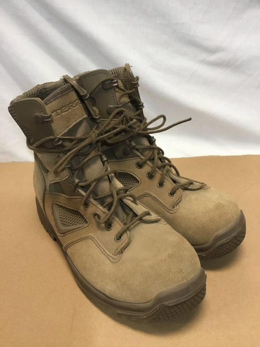 Canadian Forces Tan Terra Combat Boots ,Size 9.5 or 265/104 made in Canada