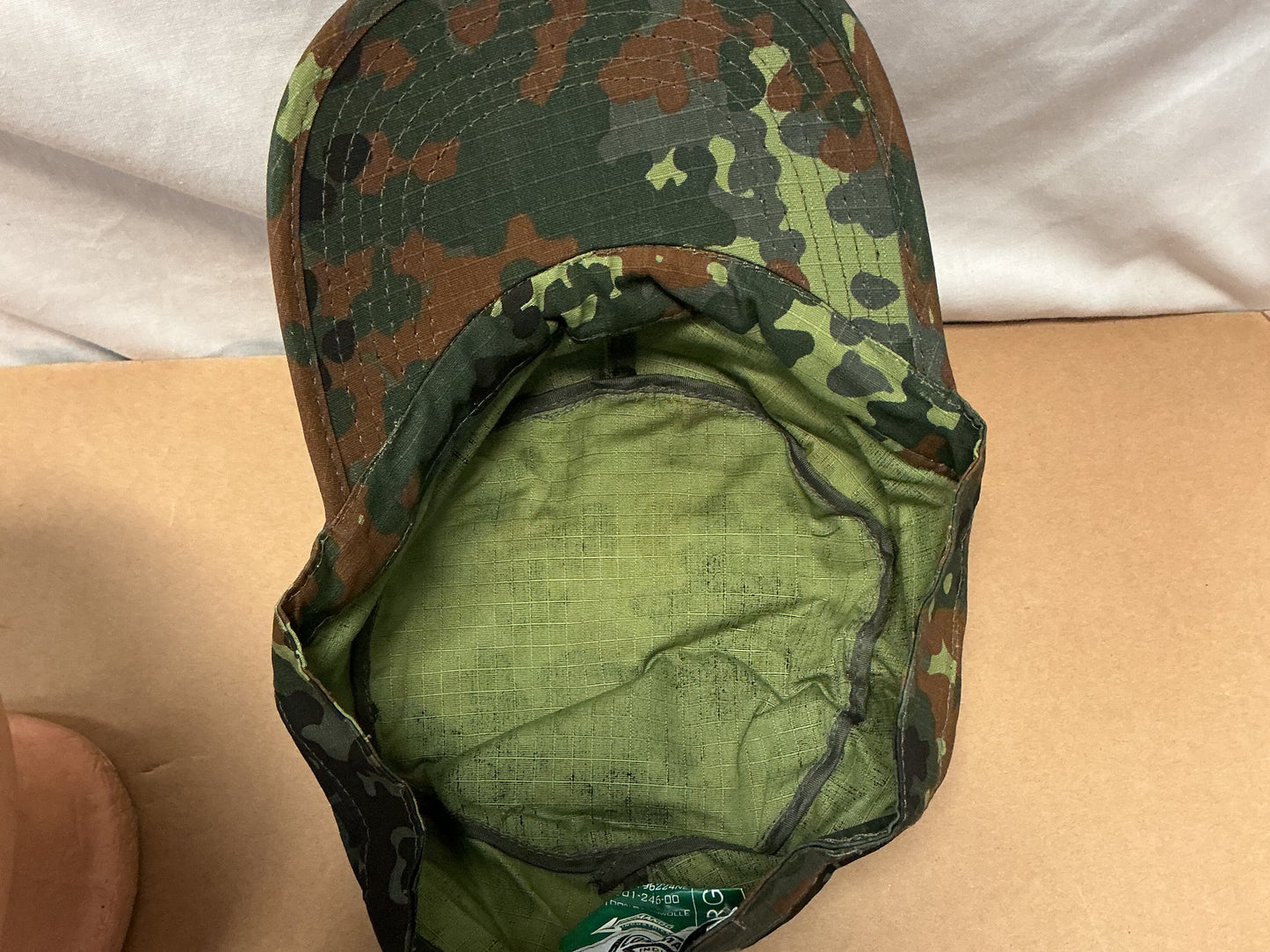 New Flecktarn Pattern Field Cap Large
