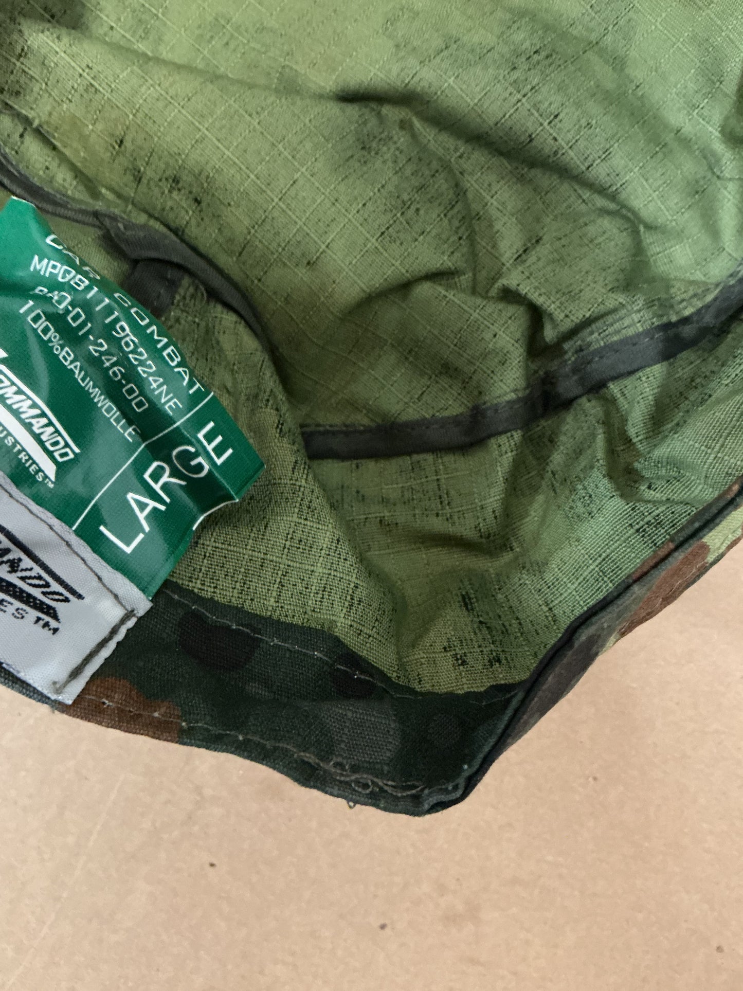 New Flecktarn Pattern Field Cap Large