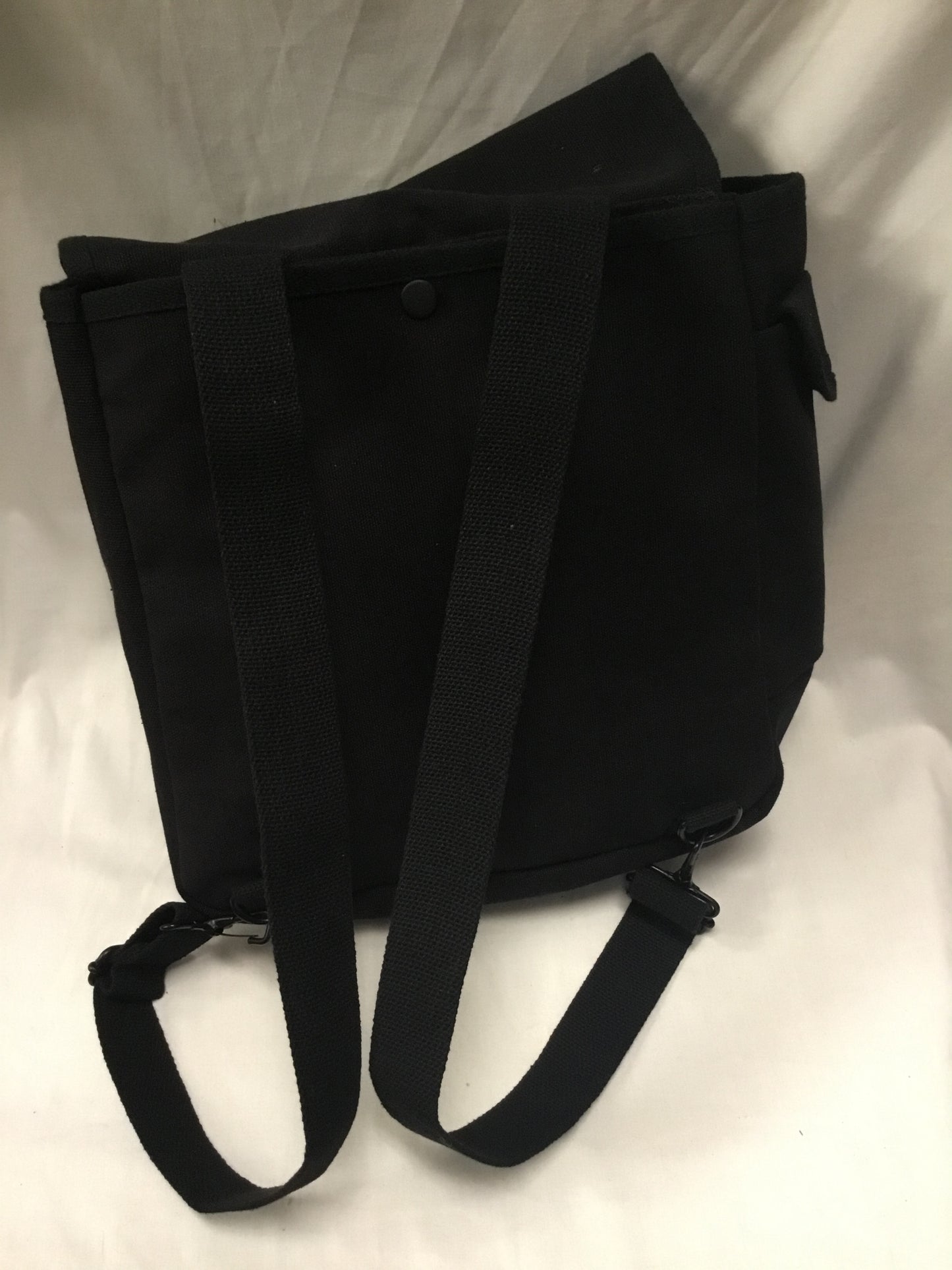 New Canvas Musette Bag Black