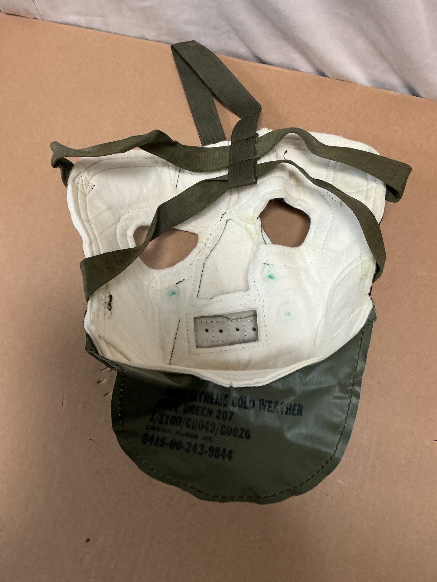 VINTAGE U.S. MILITARY COLD WEATHER MASK