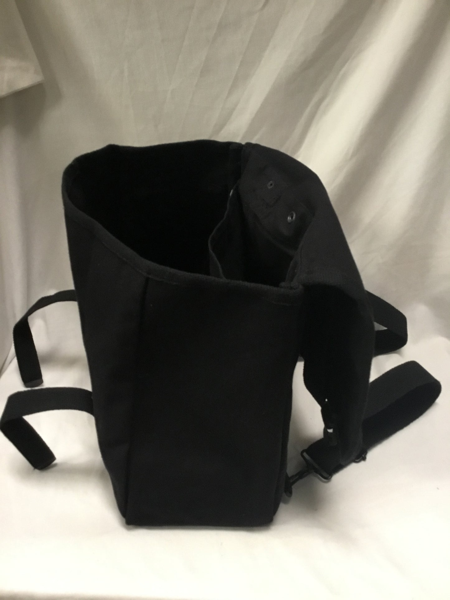 New Canvas Musette Bag Black