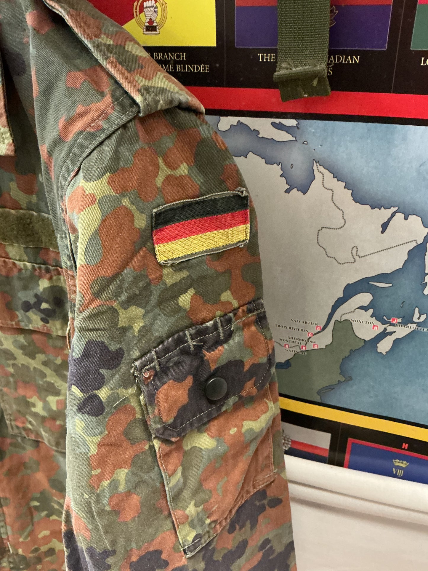 Original German Flecktarn Field Jacket  Medium