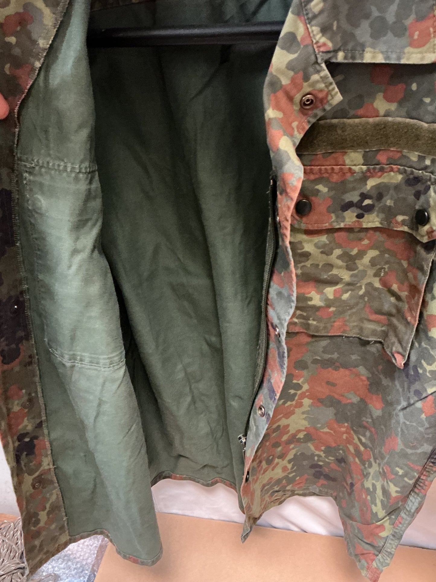 Original German Flecktarn Field Jacket  Medium